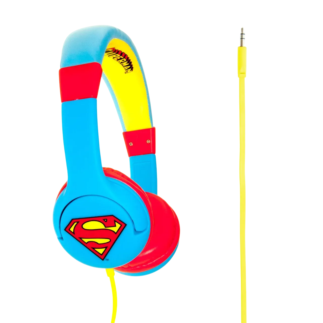 Otl Mr Men & Little Miss Super Man Man Of Steel Headphones Blue Dc0262