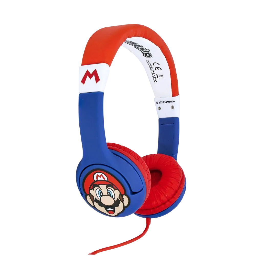 Otl Super Mario Junior On-ear Headphones Blue Otl-sm0762