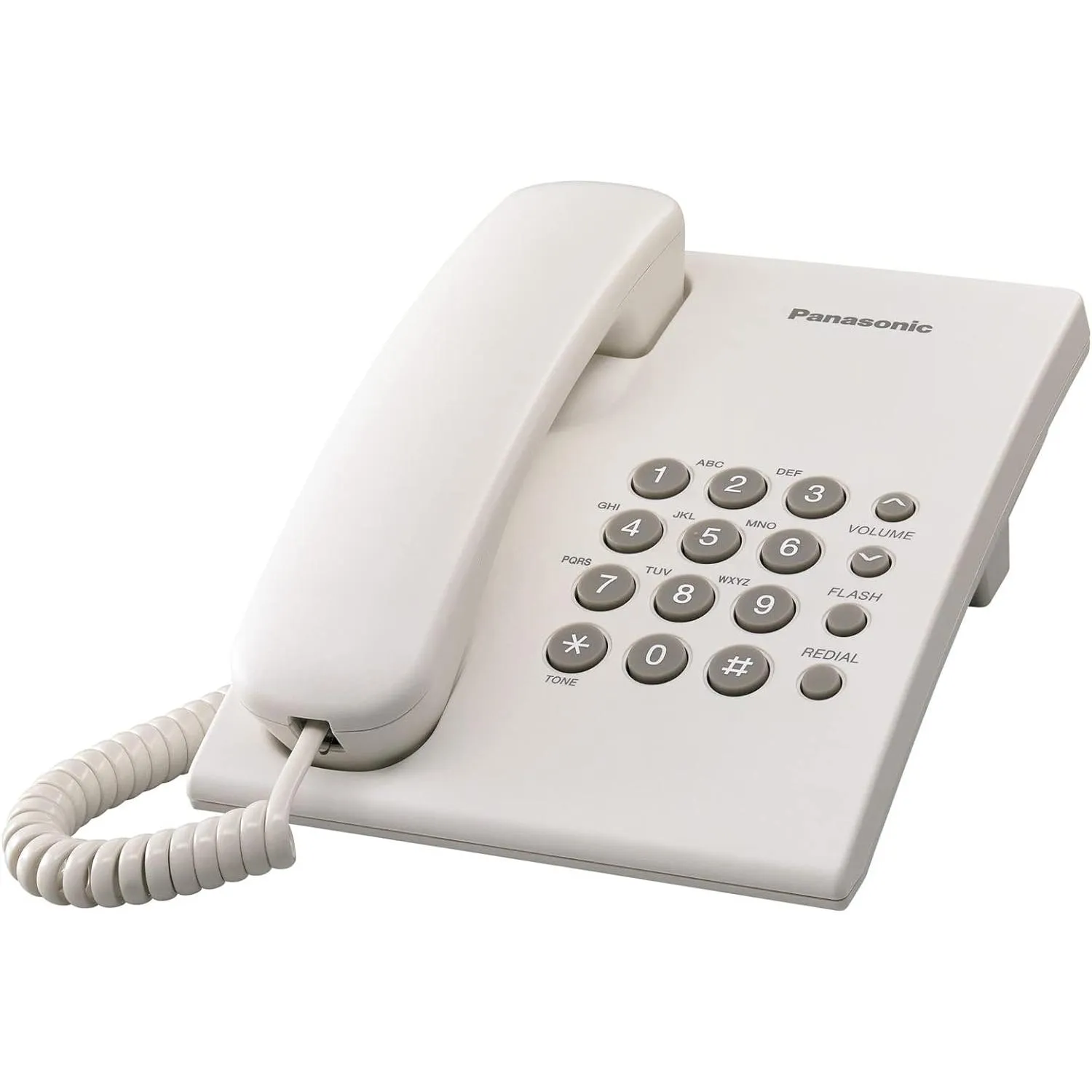 Panasonic Corded Telephone White Kx-ts500