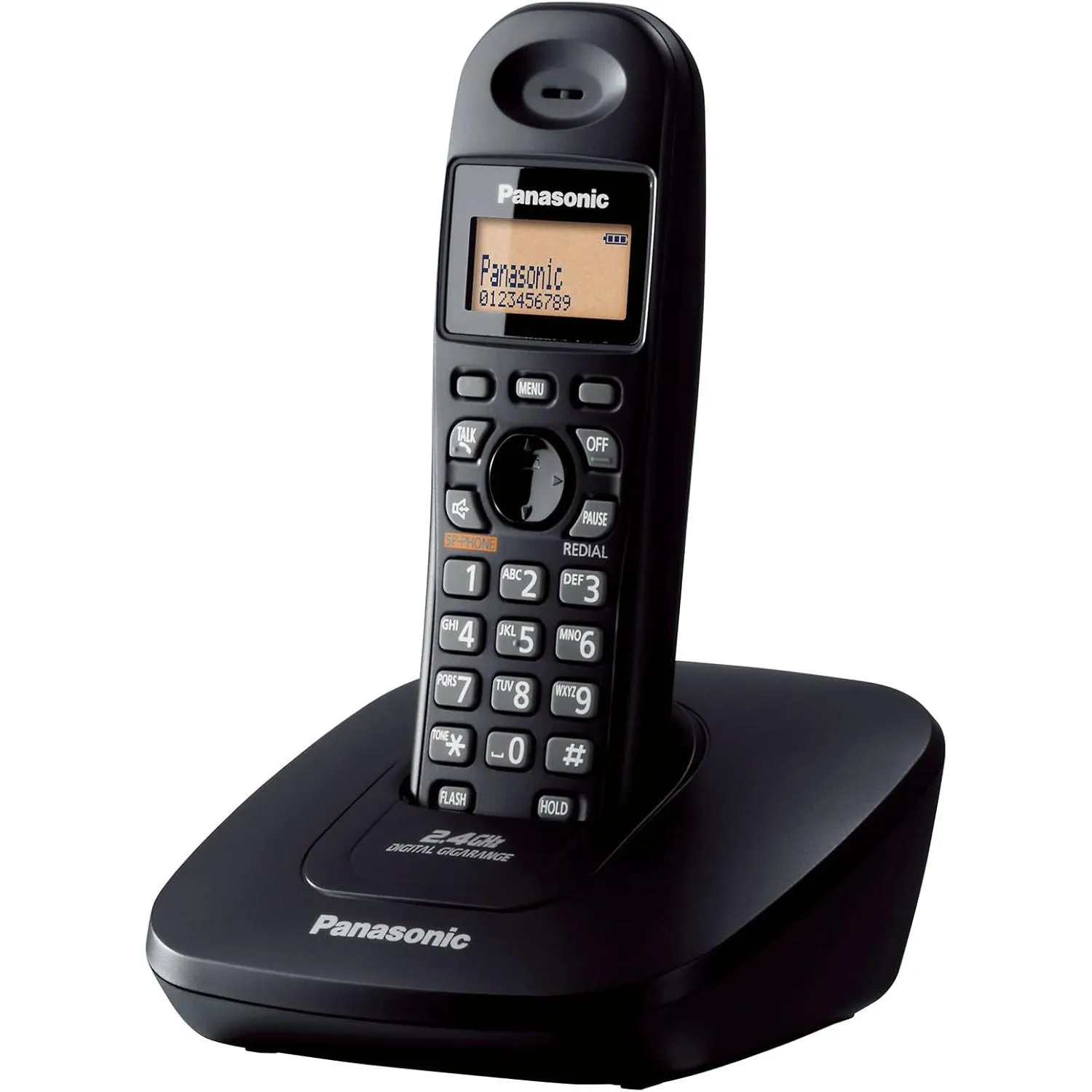 Panasonic Cordless Telephone Black Kx-tg3611bx