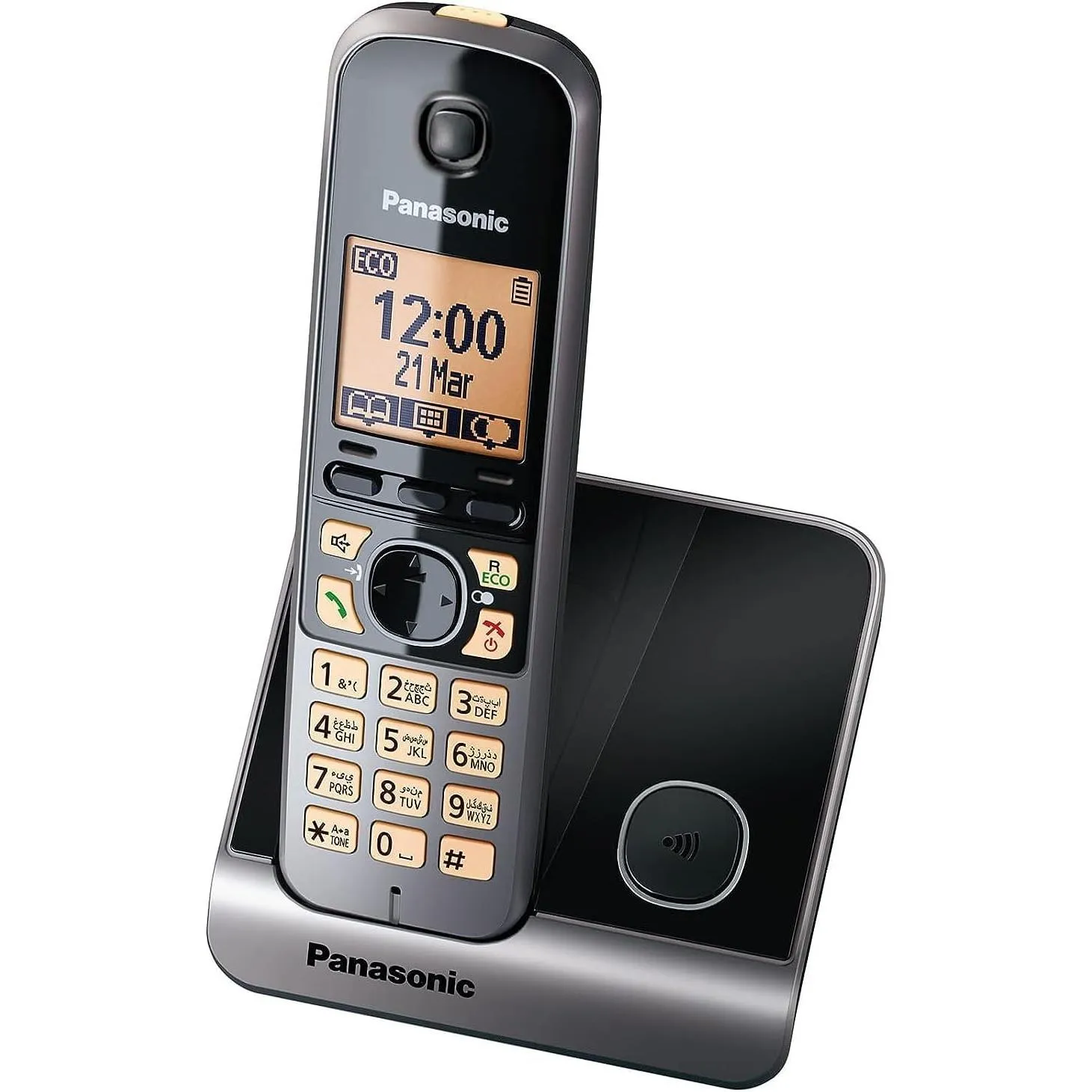 Panasonic Dect Cordless Phone Ueb Black Kx-tg6711