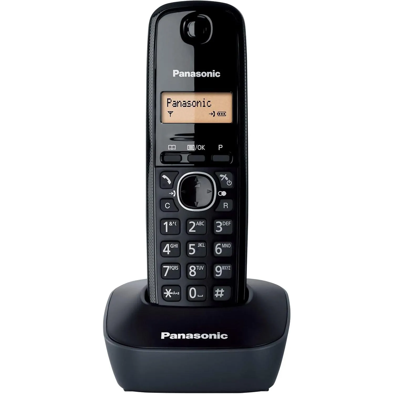 Panasonic Digital Cordless Telephone Black Kx-tg1611