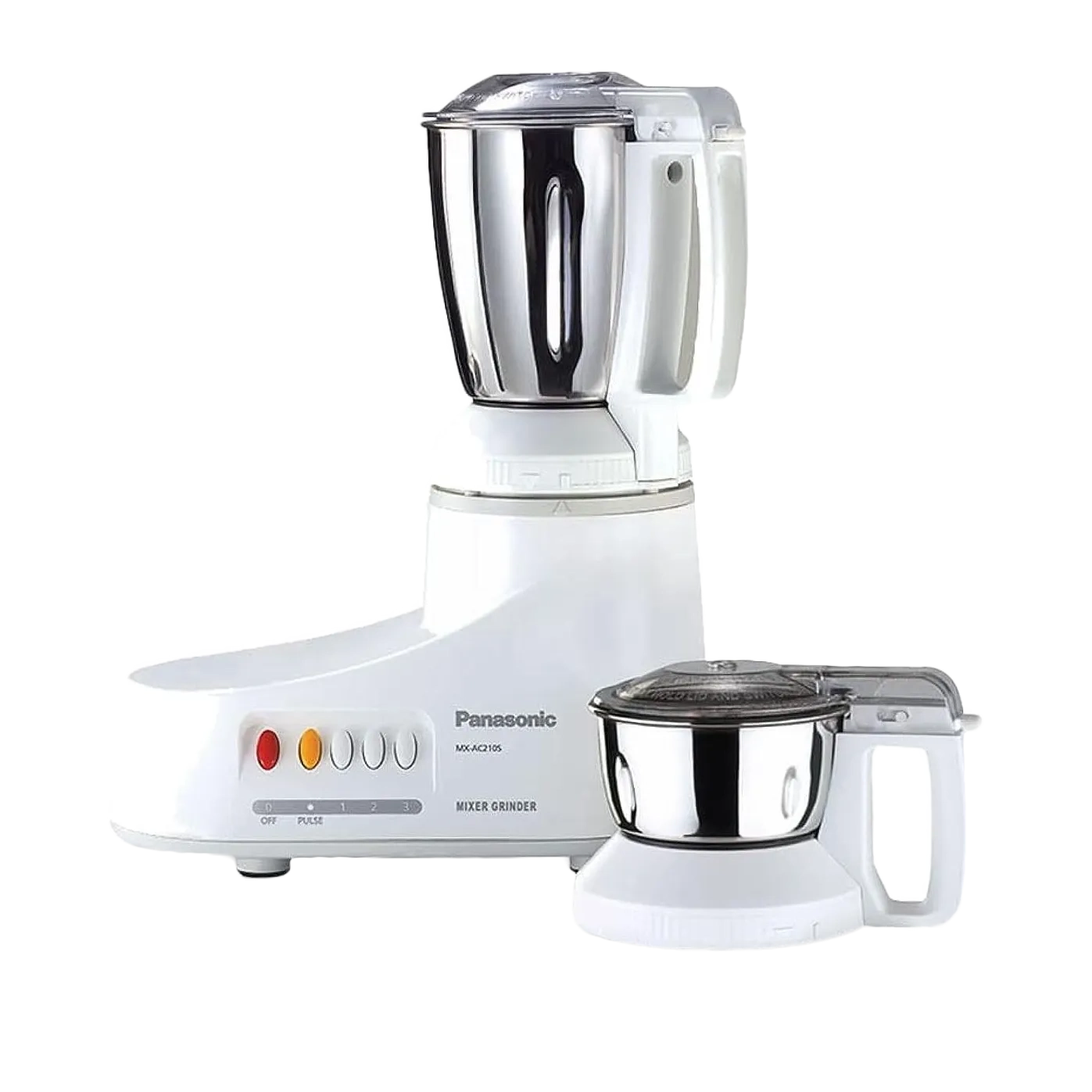 Panasonic Mixer Grinder With 2 Jar White MX-AC210