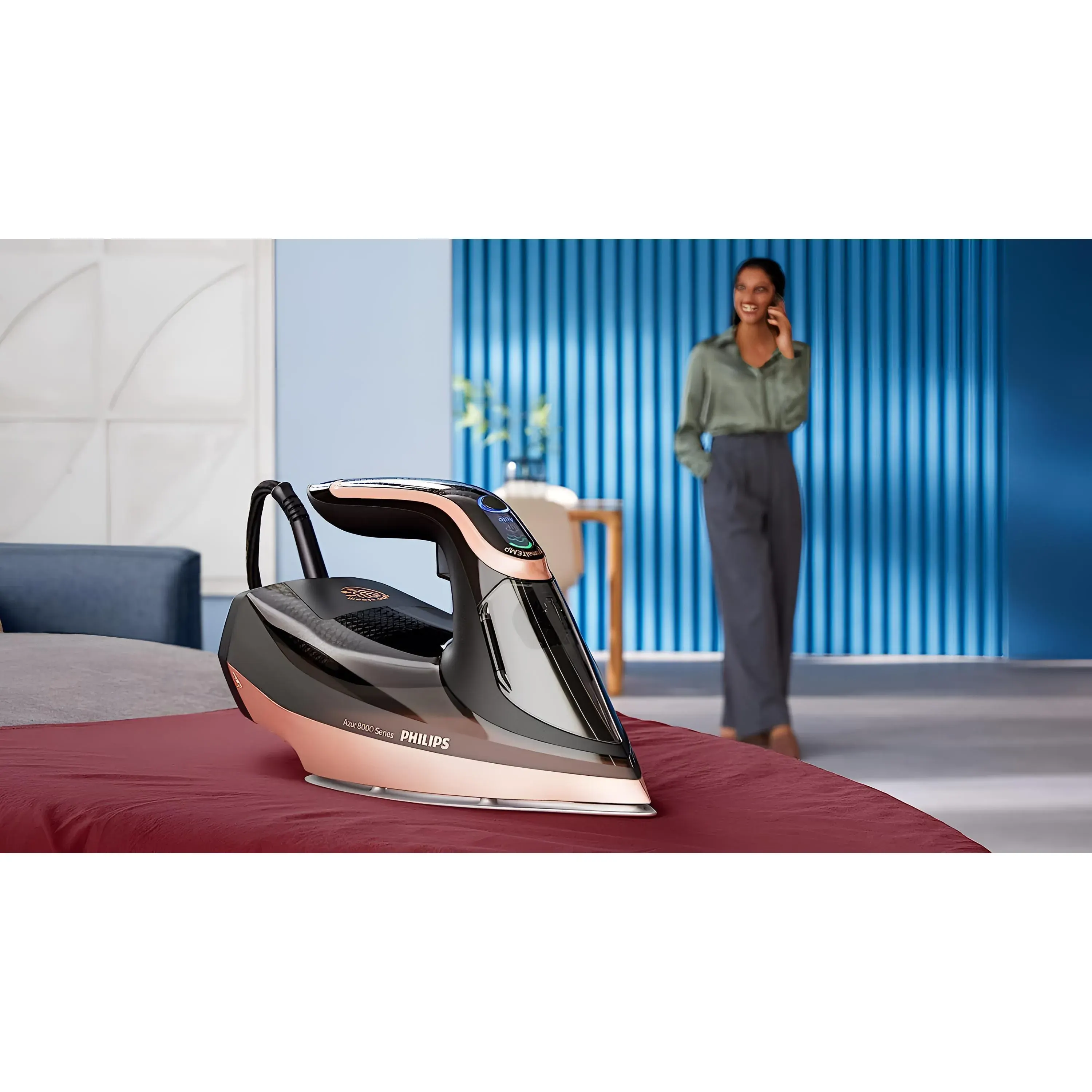 Philips Azur 8000 Series Steam Iron 260 Ml 3000 W Black Dst8041/86