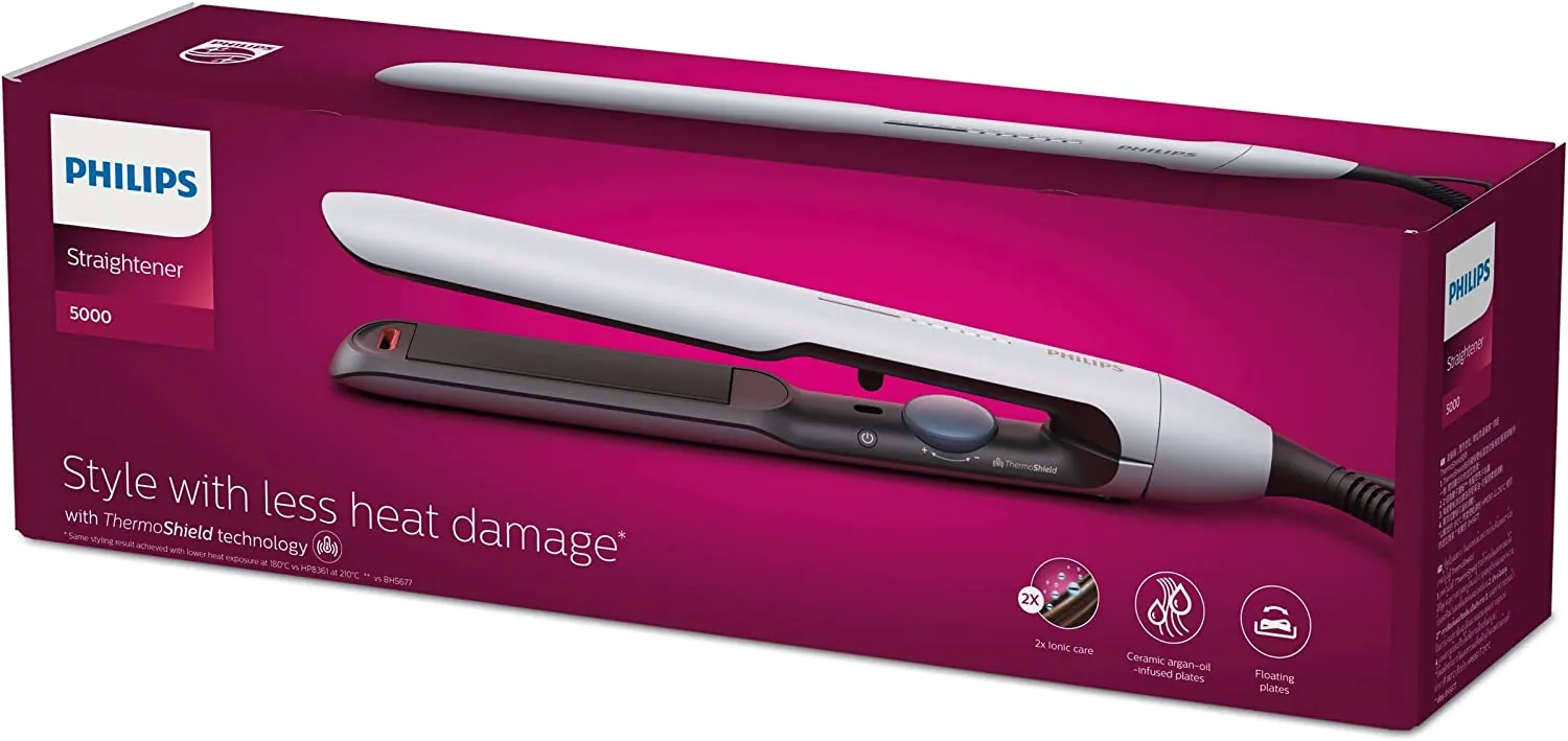 Philips 5000 Series Straightener Bhs520_03 Blue