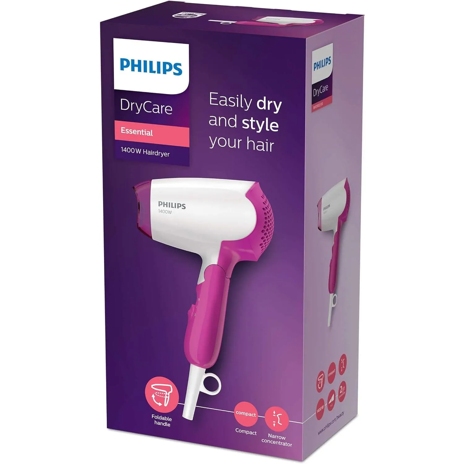 Philips Drycare Essential Hair Dryer Bhd003/03
