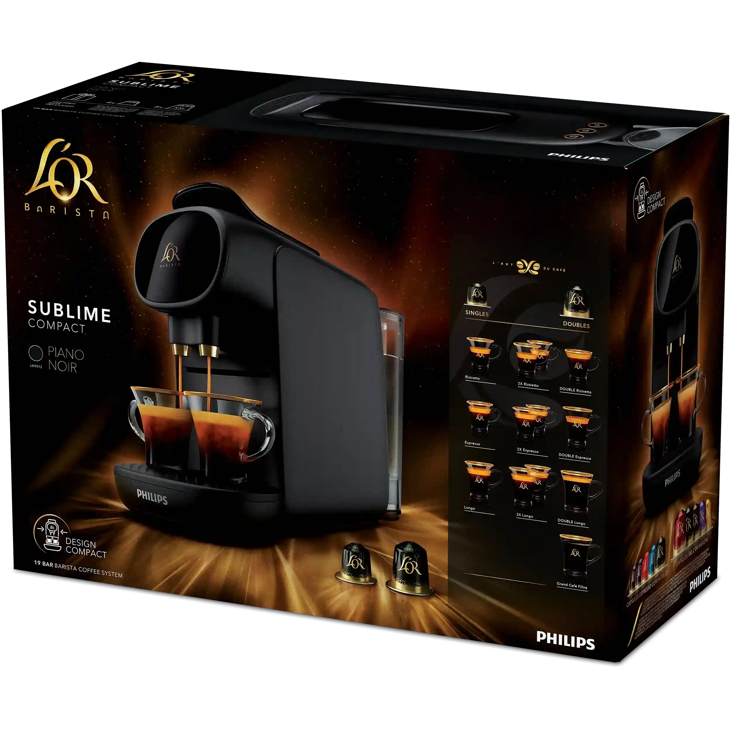Philips L'or Barista capsule Coffee Machine Black Lm9012-60