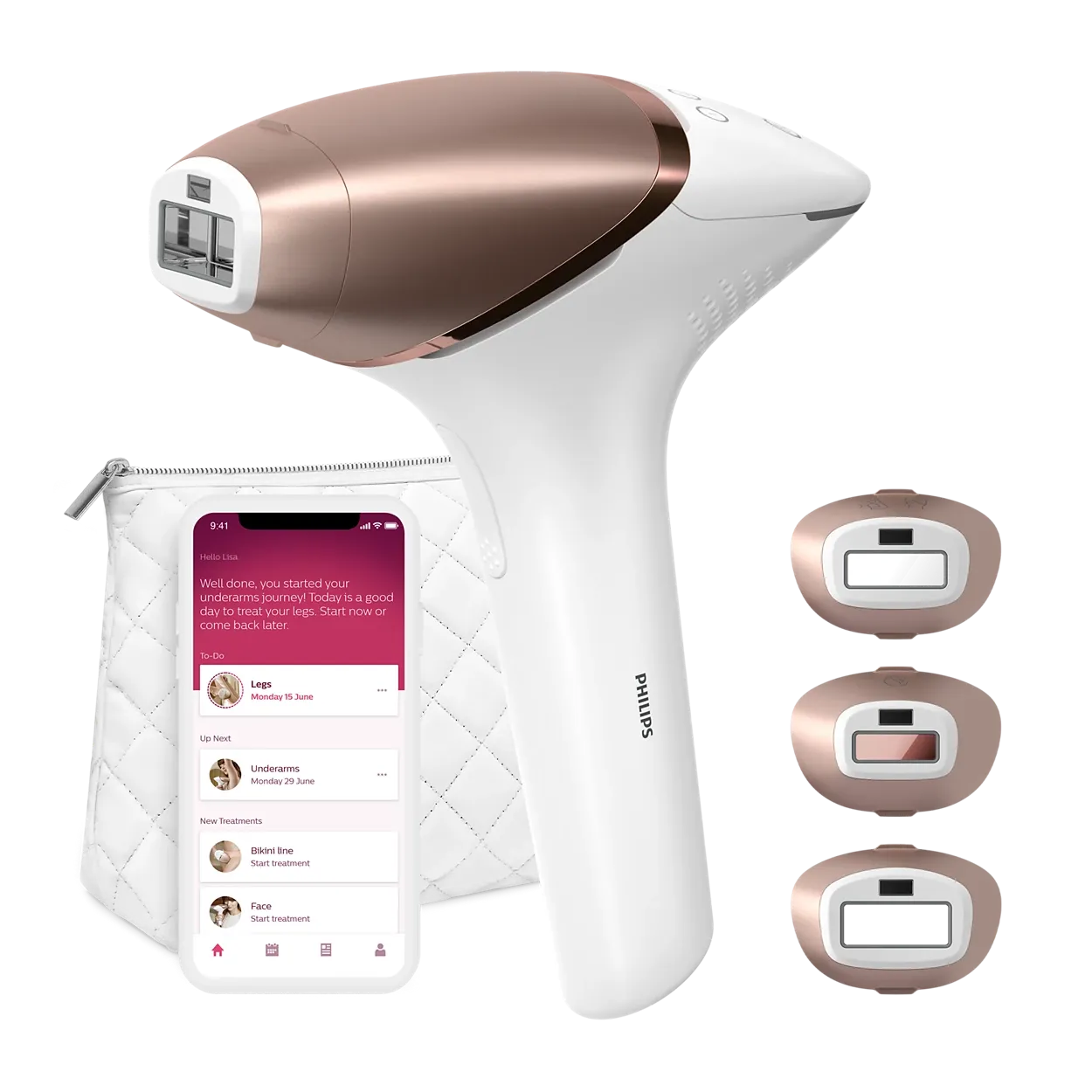 Philips Lumea Ipl 9000 Series Ipl Hair Removal Device With Senseiq Bri955/00