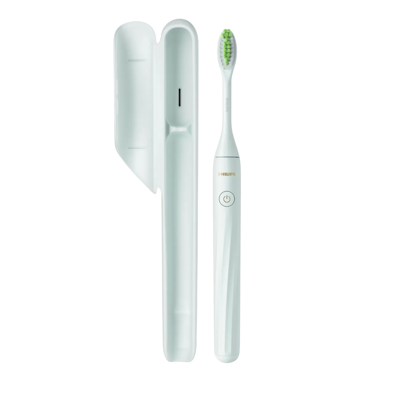 Philips One Sonicare Battery Toothbrush With Case Hy1100/03 Mint Blue