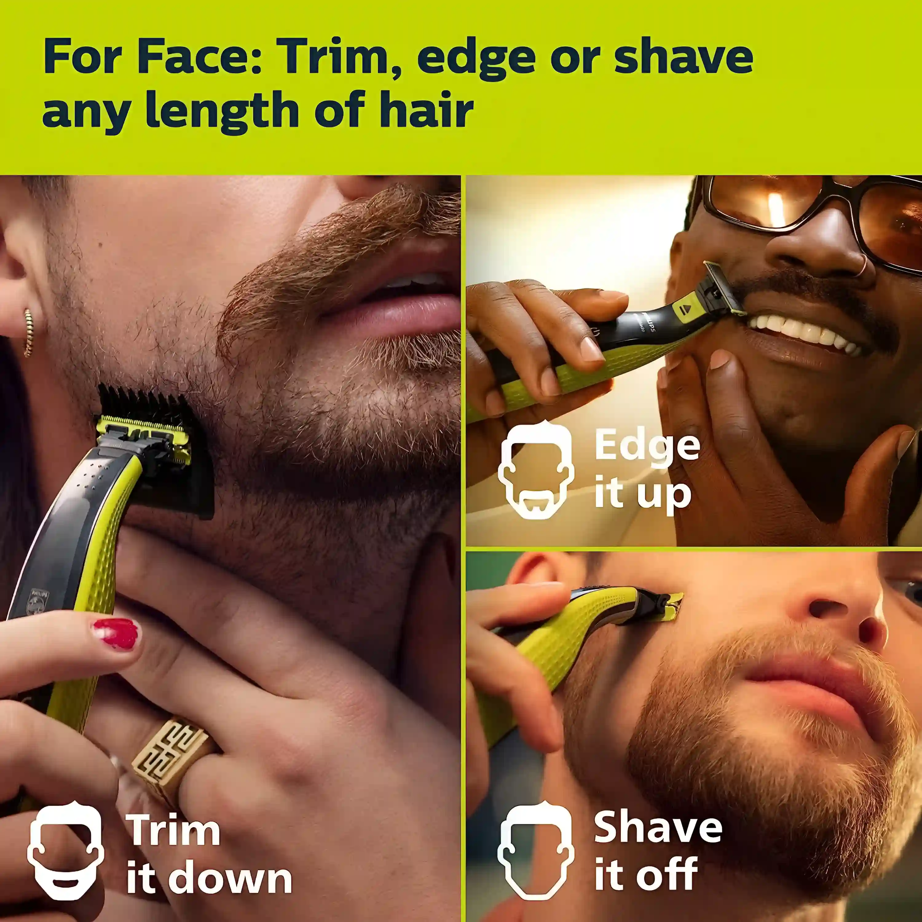 Philips Oneblade Face 5In1 Trimmer, QP2724-20