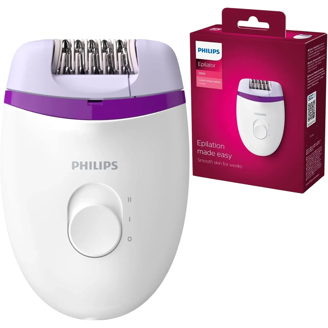 Philips Satinelle Essential Corded Compact Epilator Bre225/00