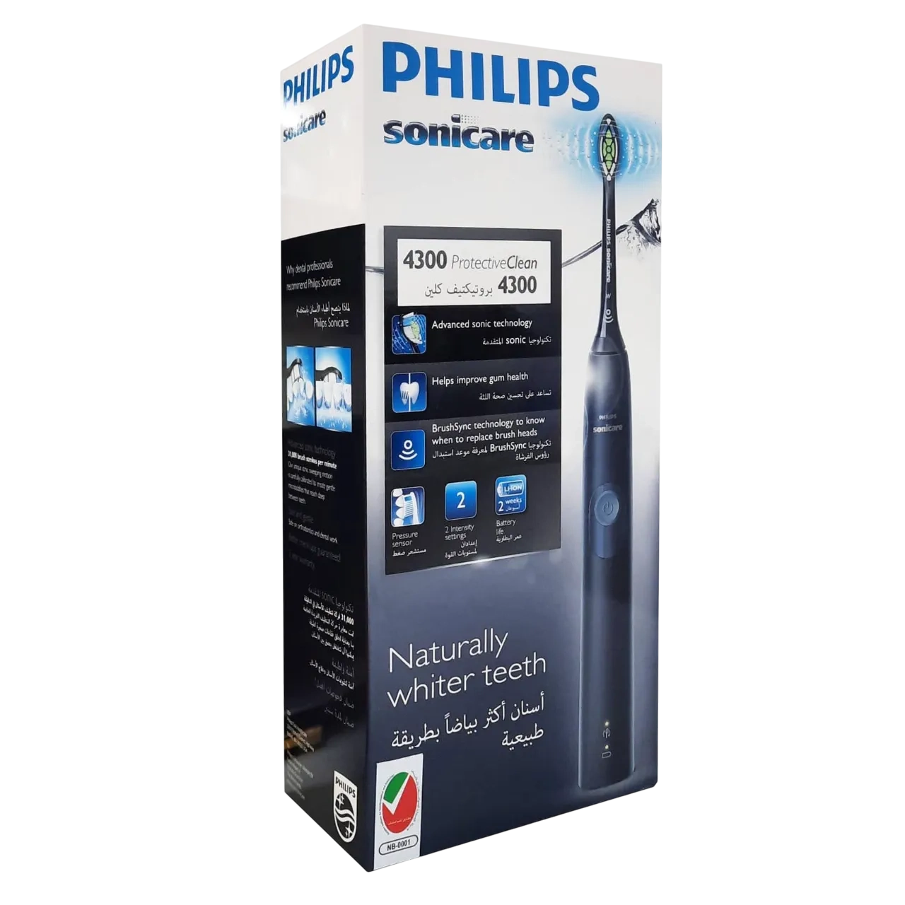 Philips Sonicare Protective Clean Electric Toothbrush 4300 Hx6800 Black