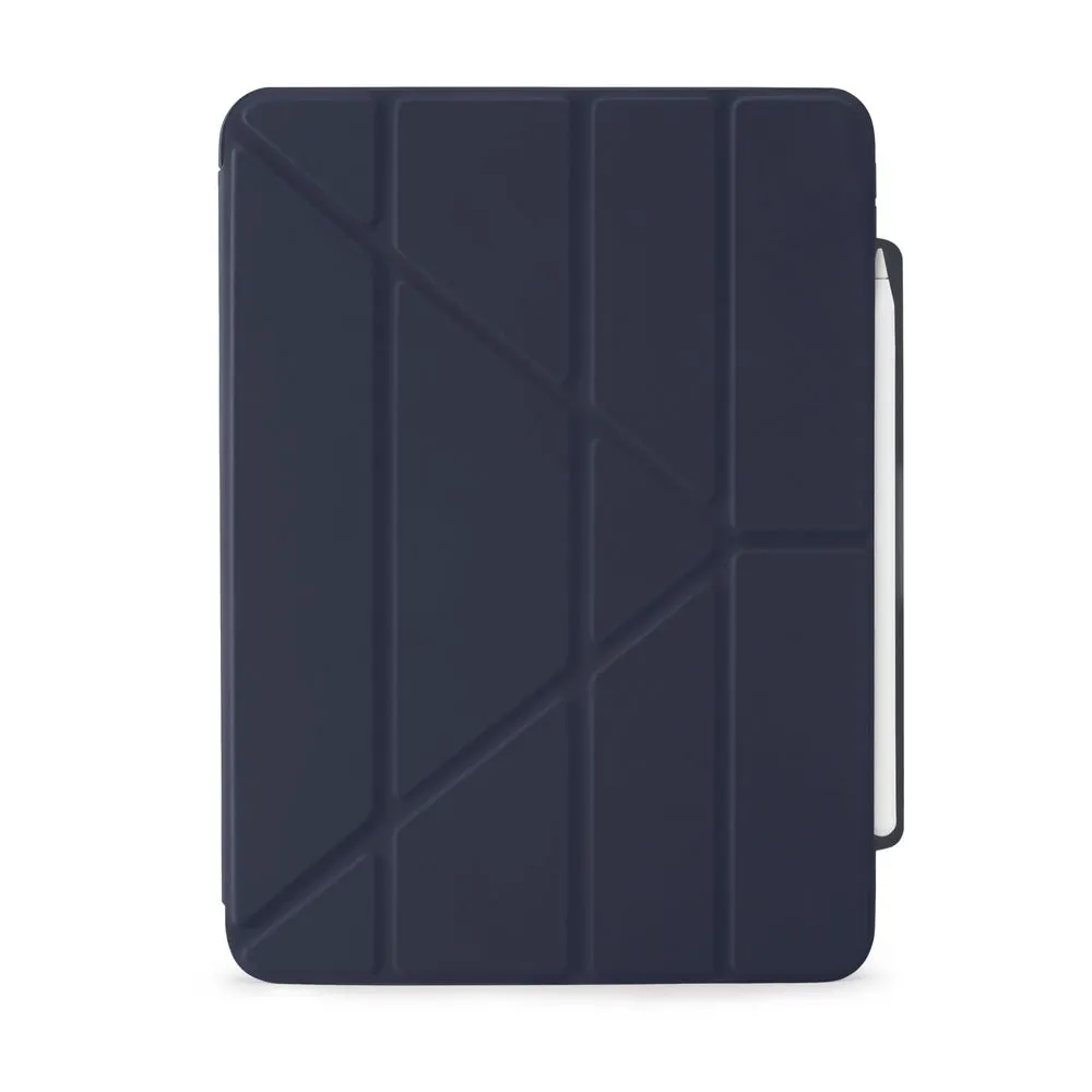 Pipetto Ipad Pro 13 Origami Folio Smart Case No.3 With Pencil Case Dark Blue P053-113-ag