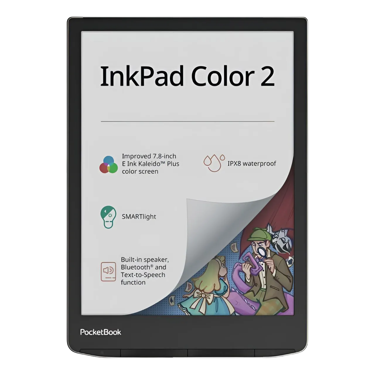 Pocketbook Inkpad Color 3, 7.8-inch E-reader Stormy Sea Pb-743k3-1-ww