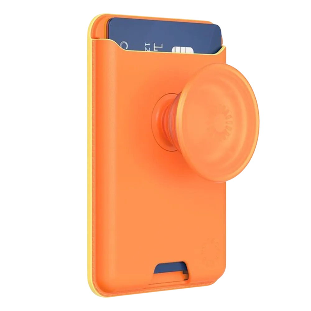 Popsockets Leather Magsafe Popwallet Plus Grip Canteloupe Ps-808995