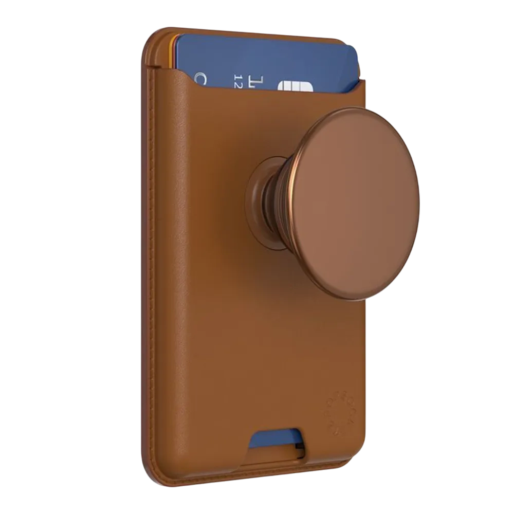 Popsockets Leather Magsafe Popwallet Plus Grip Cognac Ps-808991
