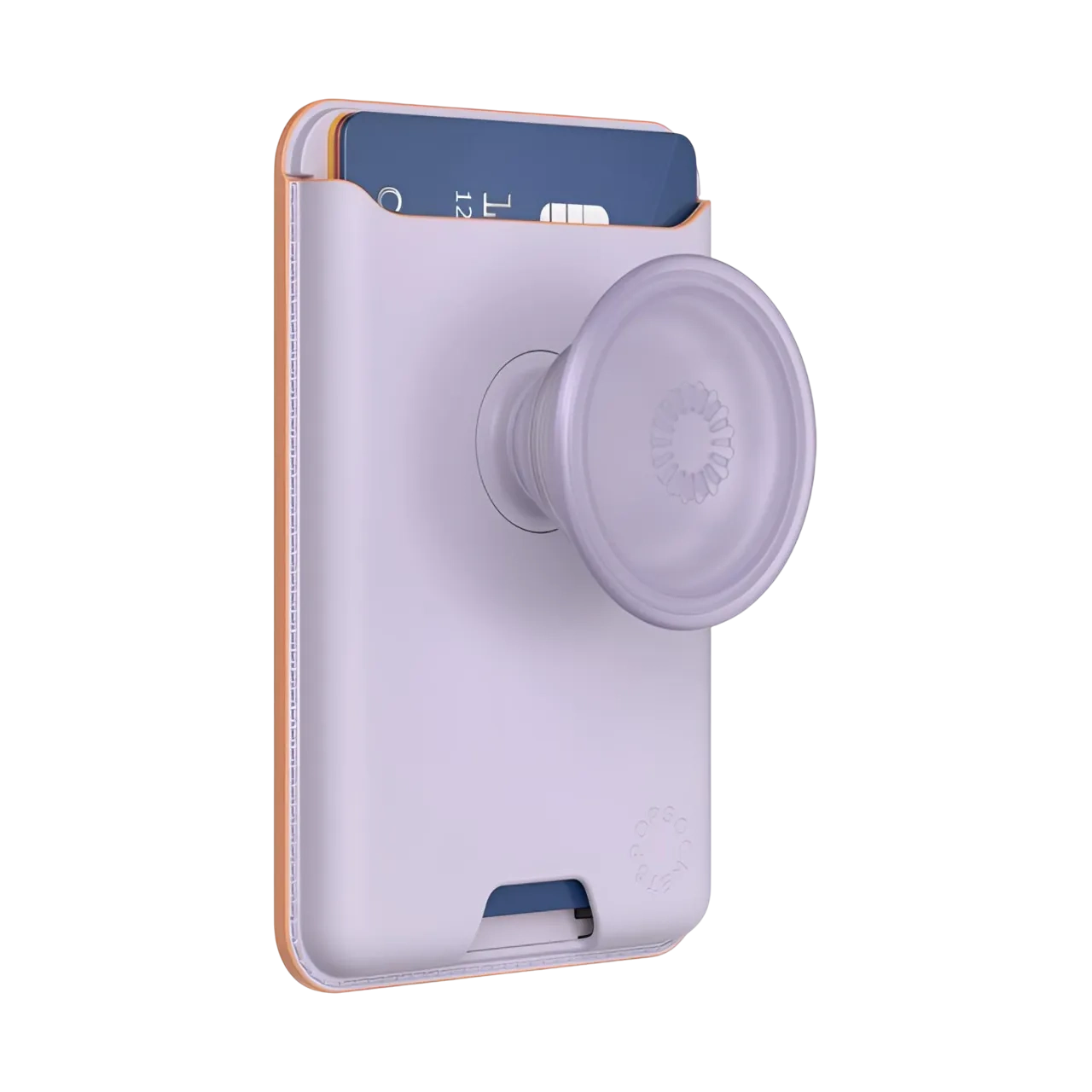 Popsockets Leather Magsafe Popwallet Plus Grip Pale Lavender Ps-808994