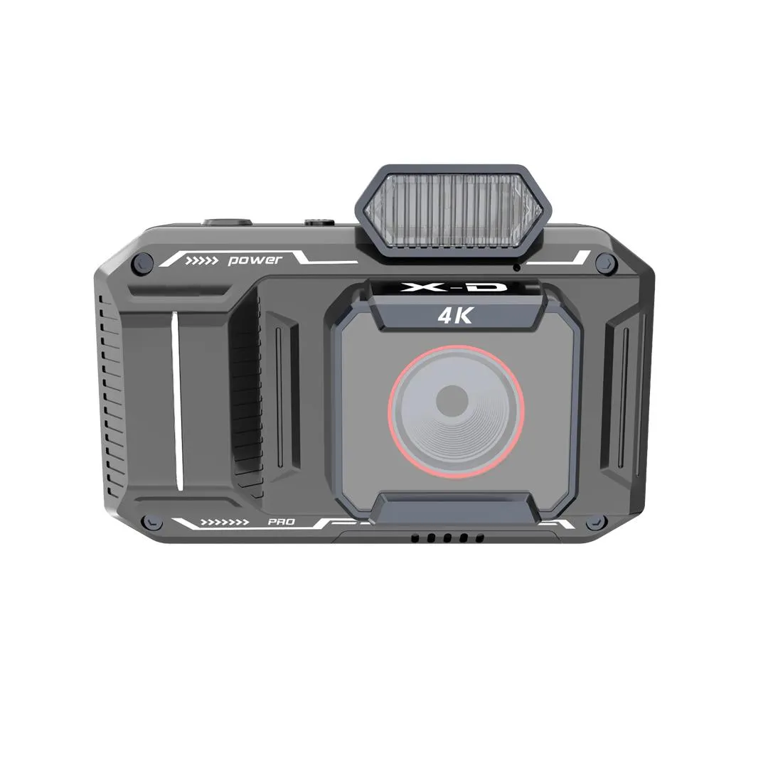 Porodo Advanced Digital Camera Video Stabilization & 18x Zoom Black Pd-fhdcam48-bk