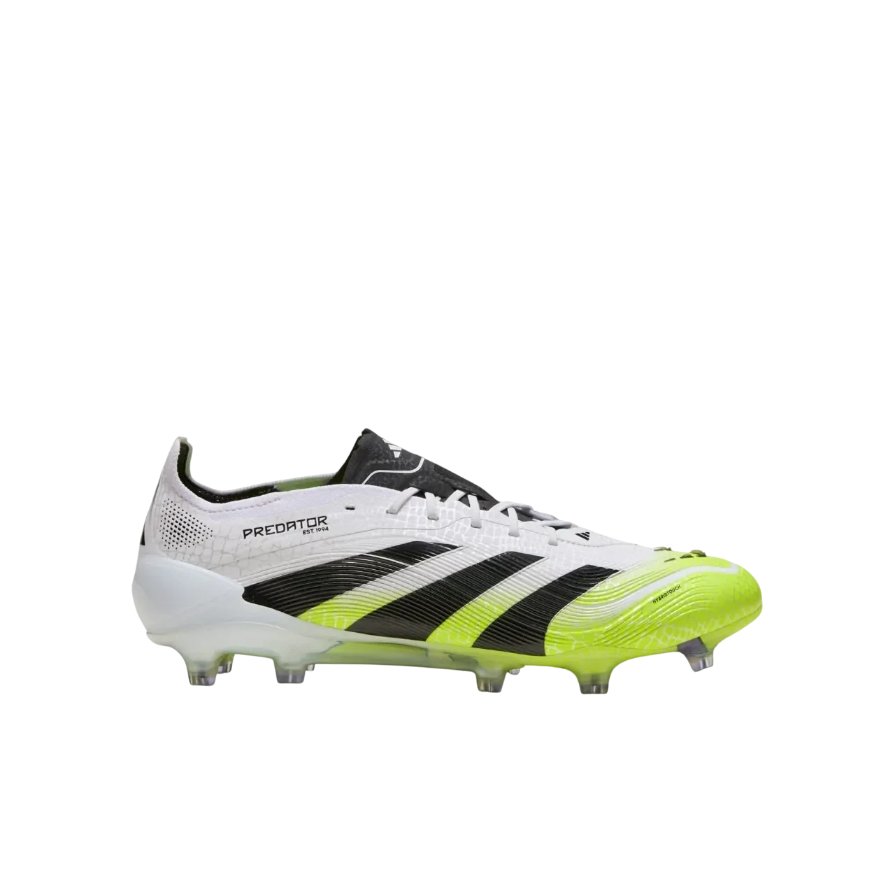 Adidas Predator Elite Firm Ground Boots Cloud White / Core Black / Lucid Lemon Size 40