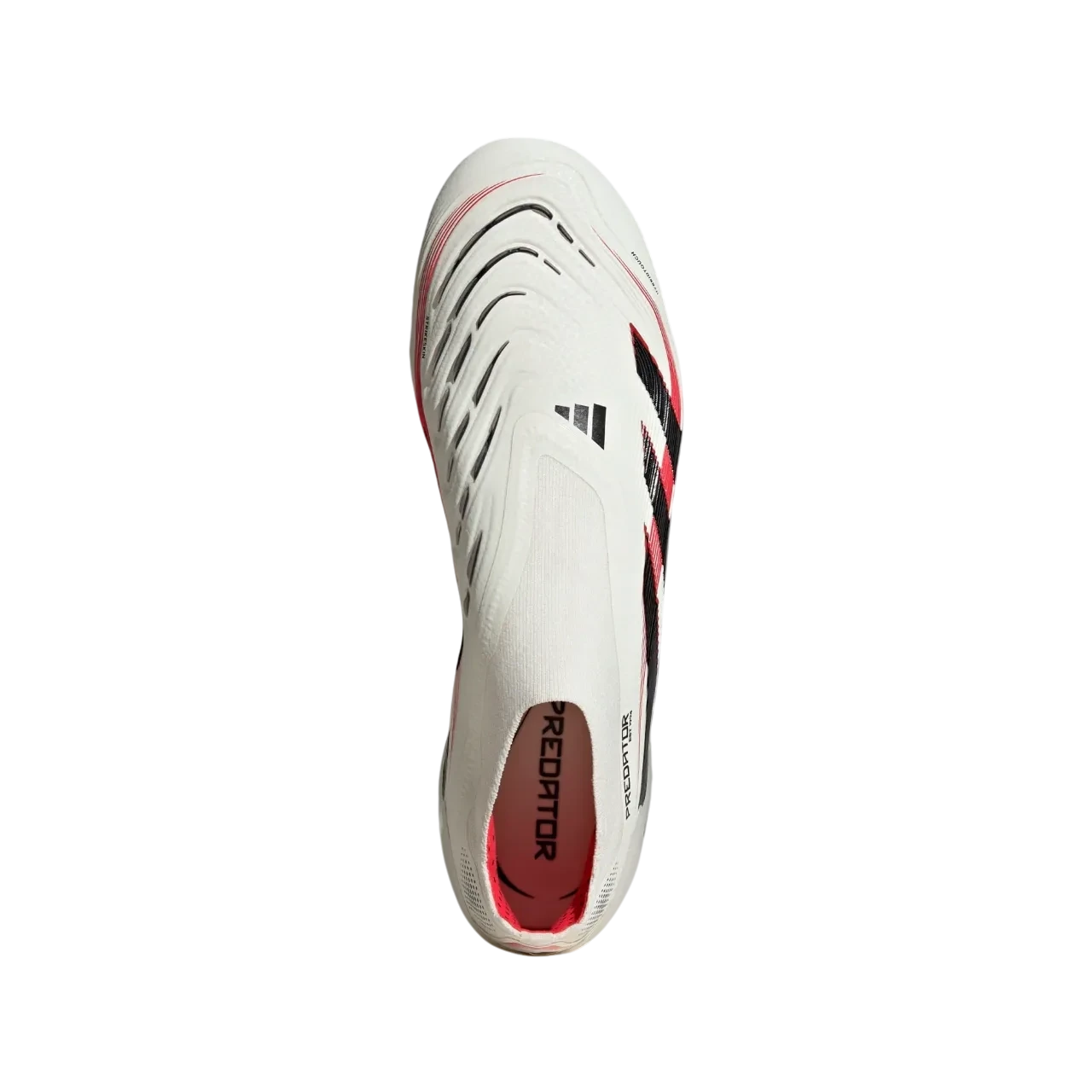 Adidas Predator Elite Firm Ground Boots Off White / Core Black / Pure Ruby Size 40 2/3