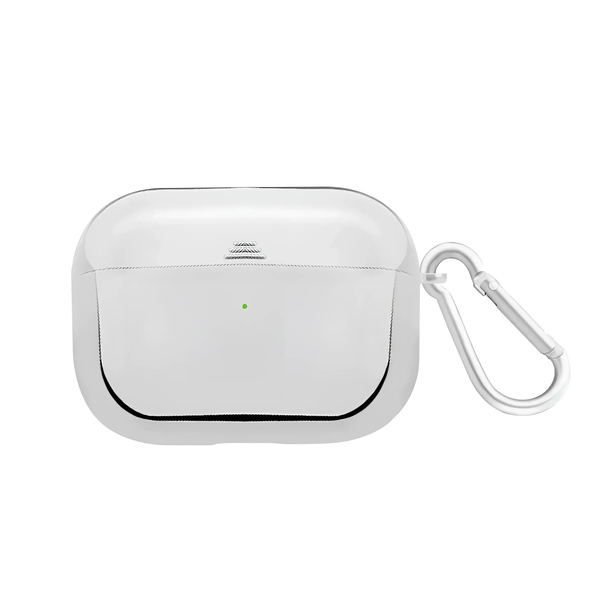Promate Lightweight Impact-resistant Electroplated Tpu Slim-fit Protective Cover For Apple Airpods Pro Gowy-pro Silver