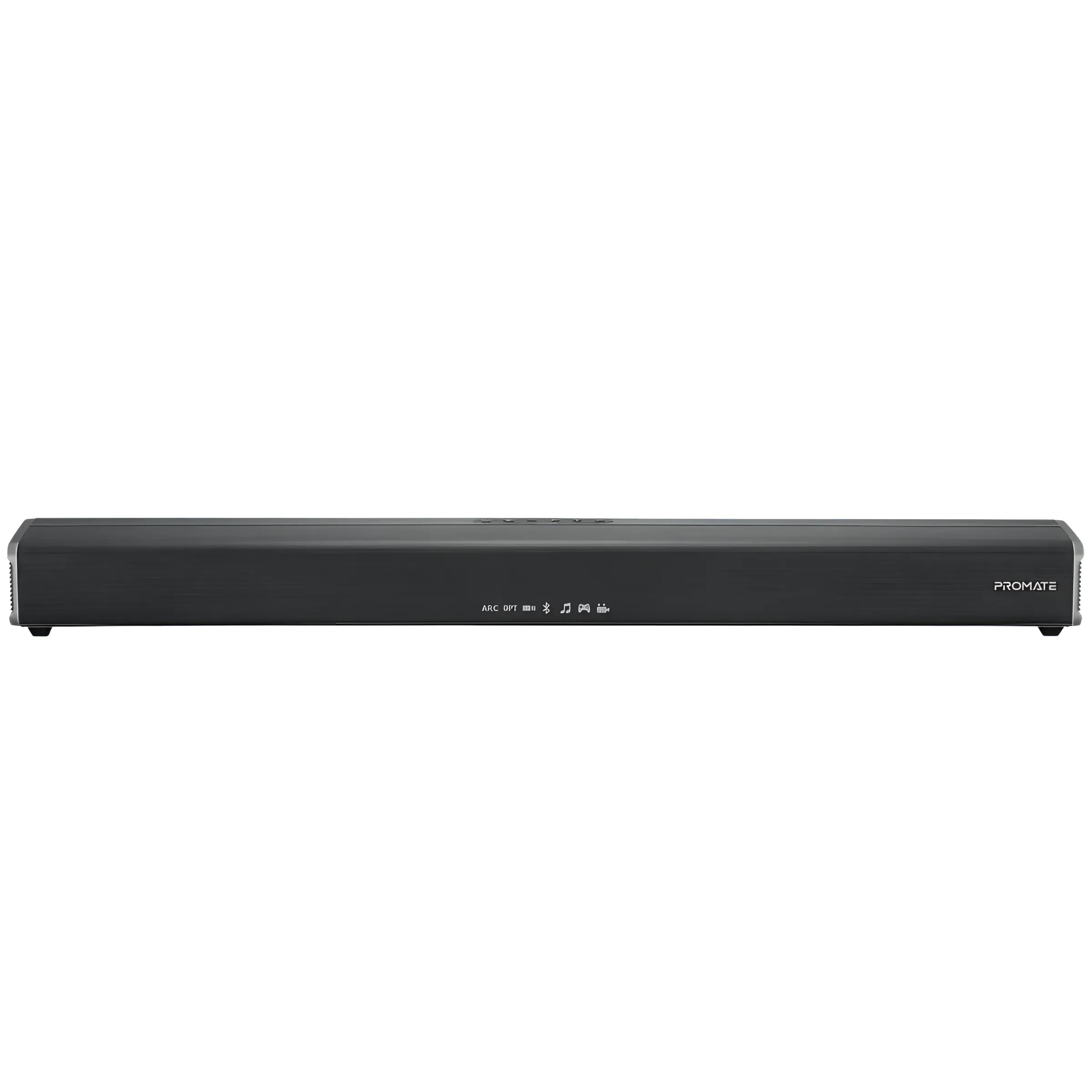 Promate Soundbar Speaker With 60w Subwoofer, Multiple Connectivity And Remote Control, Castbar-120