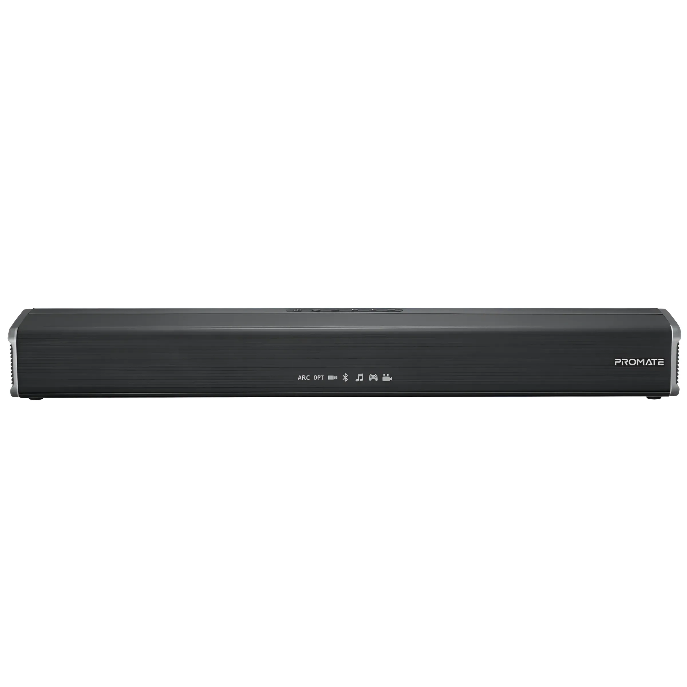 Promate Soundbar Speaker With Bluetooth V5.0, Sleek Design, Multiple Connectivity And Remote Castbar-60