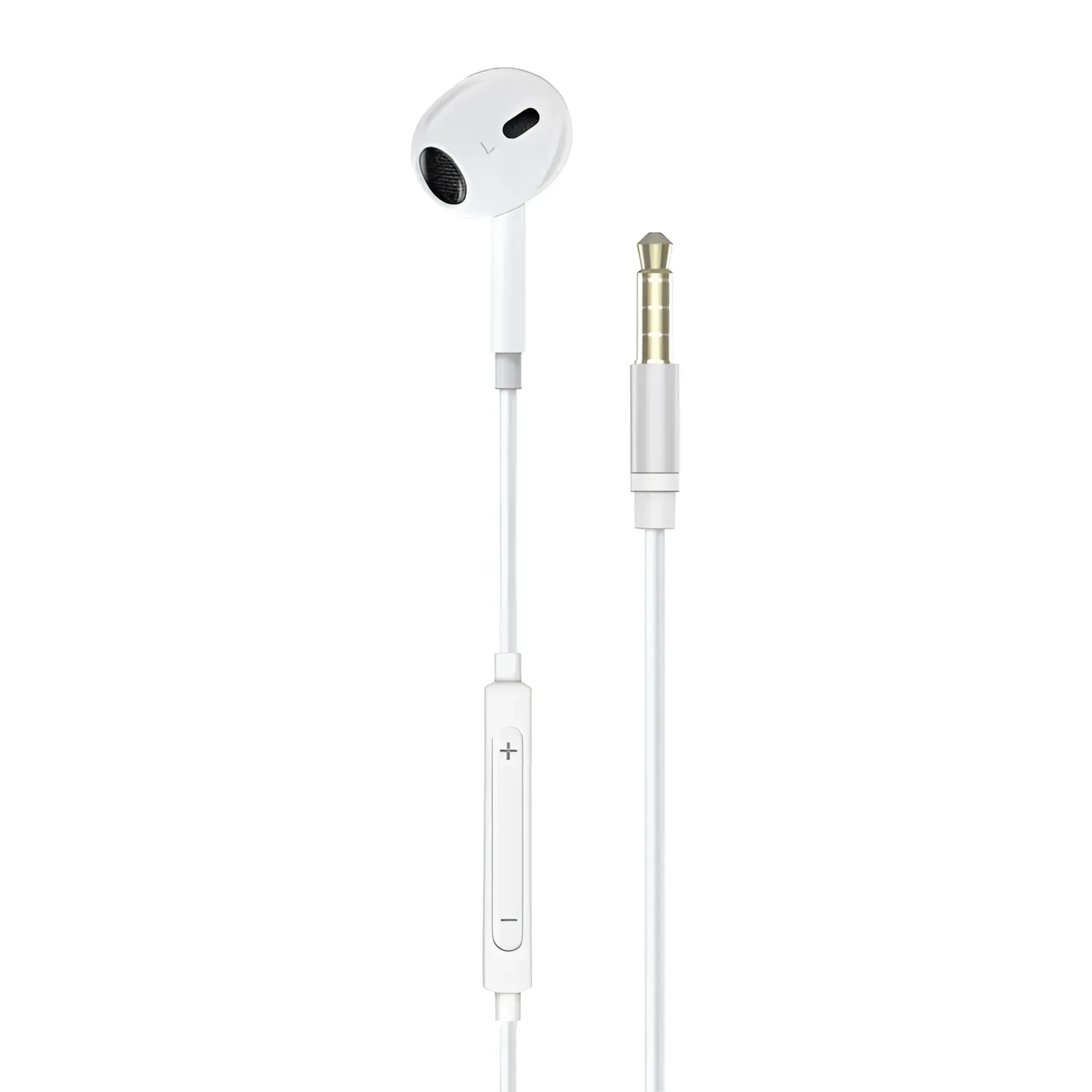Promate Wired Mono Earphone With Microphone Buzz White