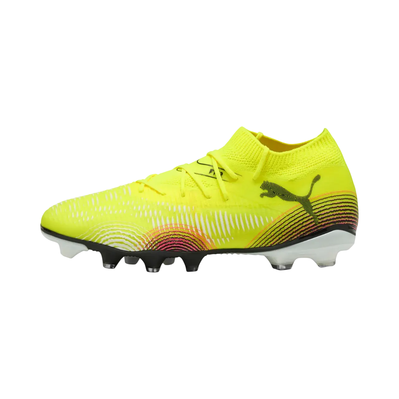 Puma Future 8 Match Fg/ag Football Boots Unisex Yellow Alert-black-sun Struck Size 40