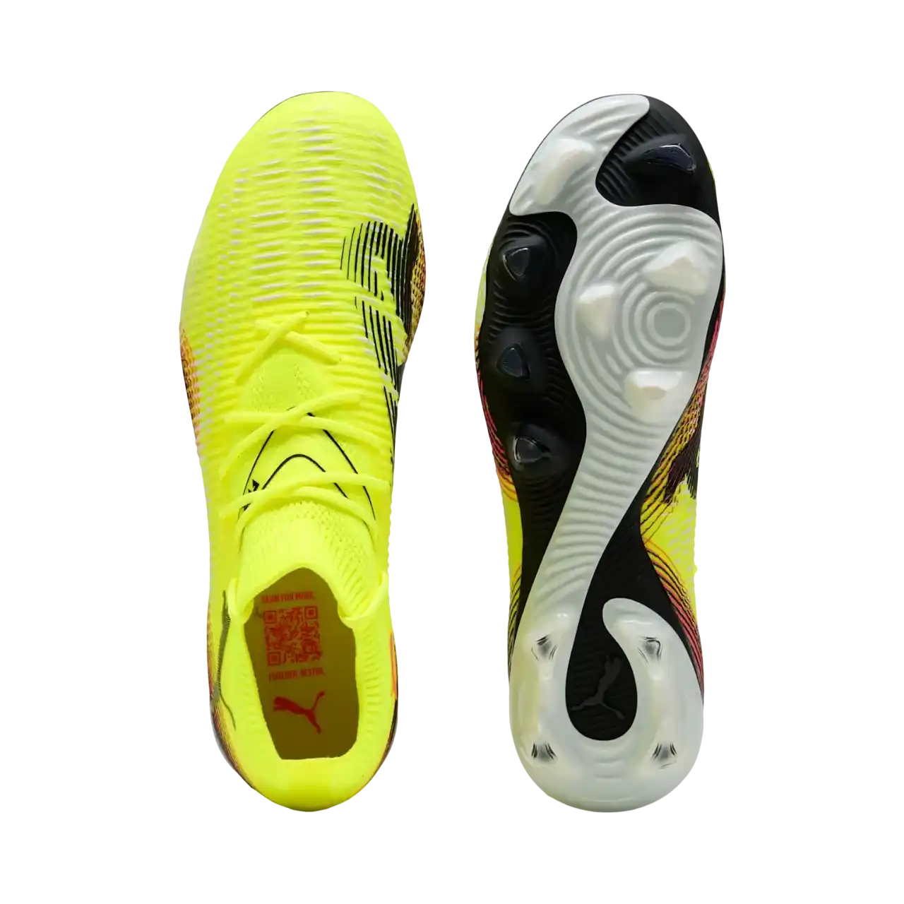 Puma Future 8 Match Fg/ag Football Boots Unisex Yellow Alert-black-sun Struck Size 40