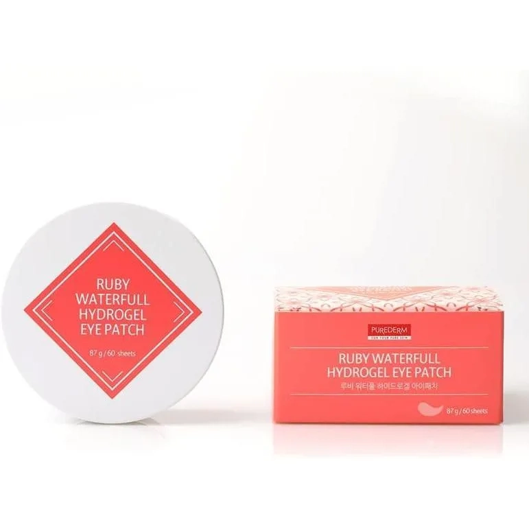 Purederm Ruby Waterfull Hydro Gel Eye Patches (60 Sheets)