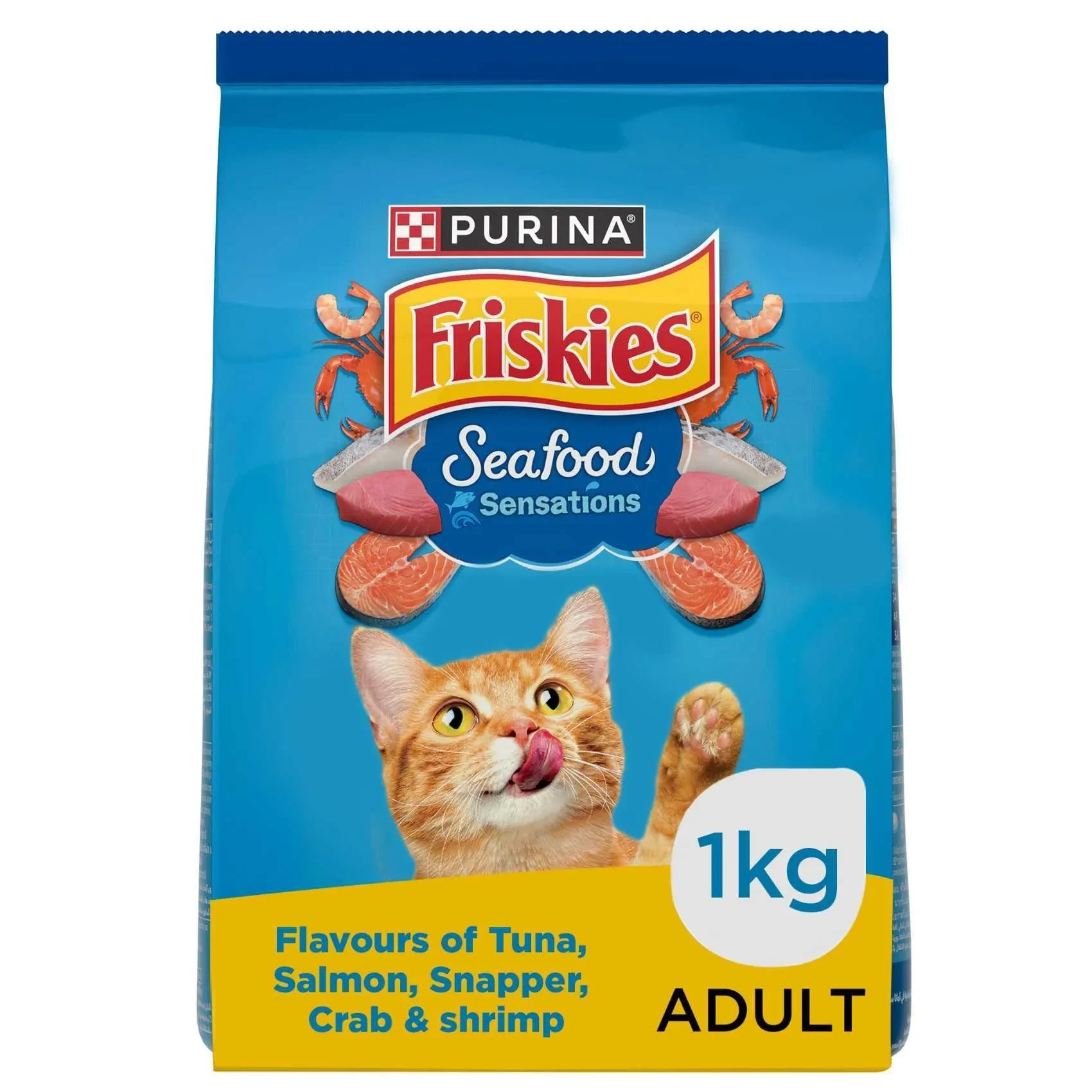 Purina Friskies Cat Food Seafood Sensations Flavour 1kg