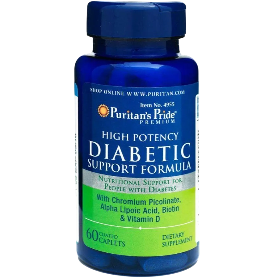 Puritans Pride Diabetic Support Formula 60 Tablets