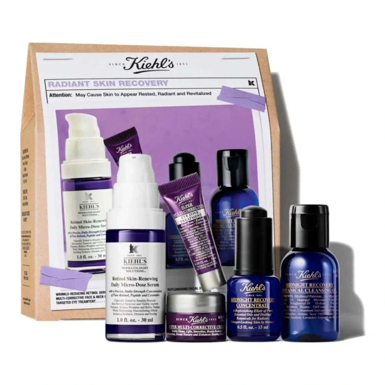 Kiehl's Since 1851 Radiant Skin Recovery Value Set