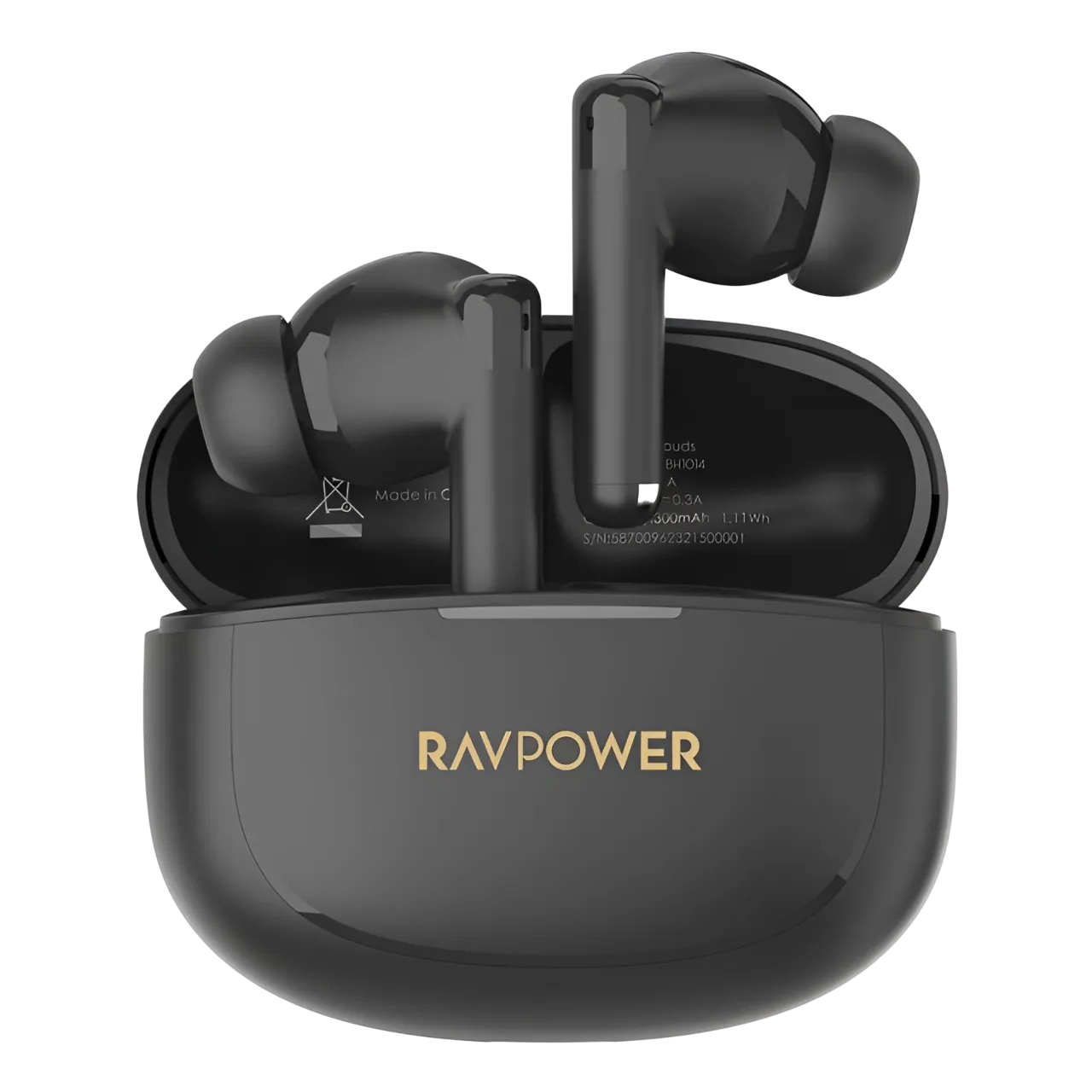 RAVpower True Wireless Stereo Earbuds, Black, Rp.bh1014.bk