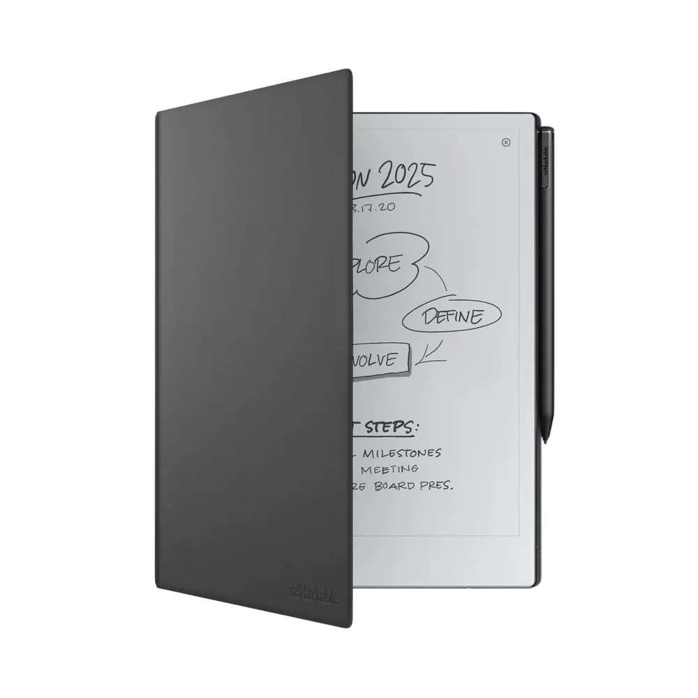 Remarkable Book Folio Premium Leather Black Rm312