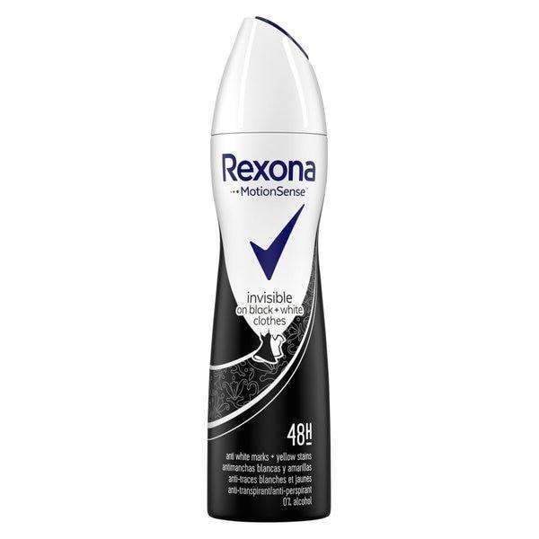 REXONA WOMEN INVISIBLE B&W SPRAY DEODORANT 200ML