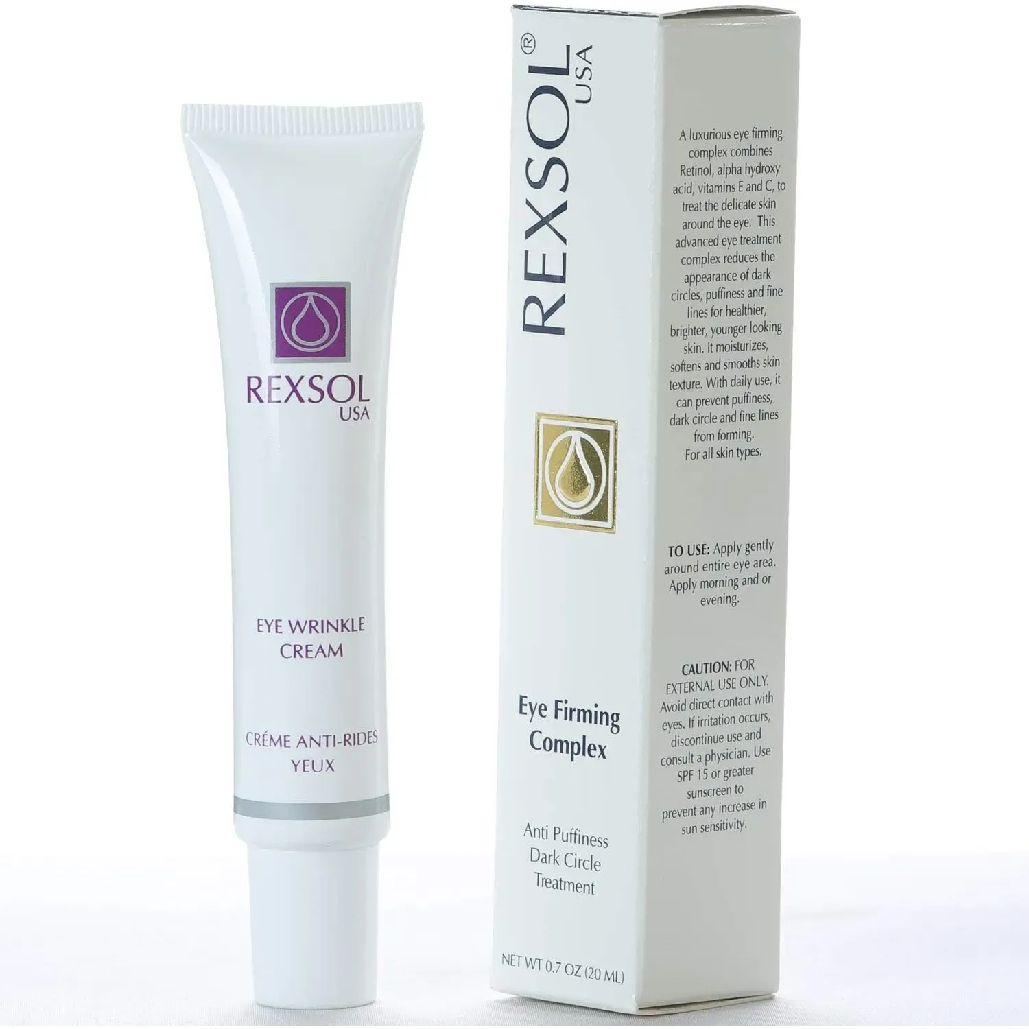 Rexsol Eye Firming Complex Anti-Puffiness & Dark Circle Treatment 20 Ml