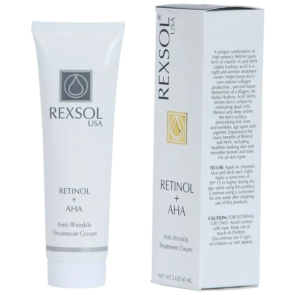 Rexsol Retinol+aha Anti-wrinkle Treatment Cream 60 Ml