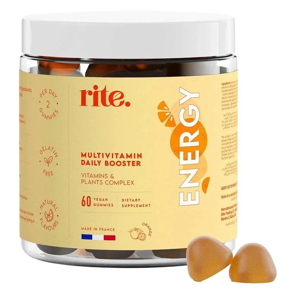Rite Energy Multivitamin Daily Booster Gummies, Pack Of 60's