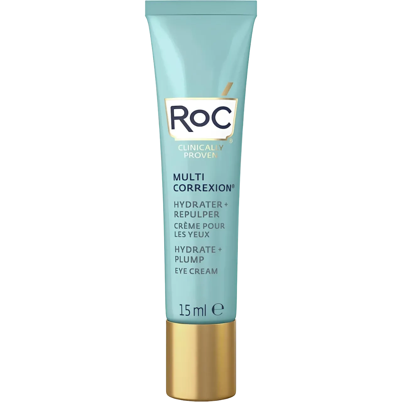 Roc Multi Correxion Hydrate + Plump Eye Cream 3-In-1 Lift And Firm The Eye Contour With Hyaluronic Acid 15Ml