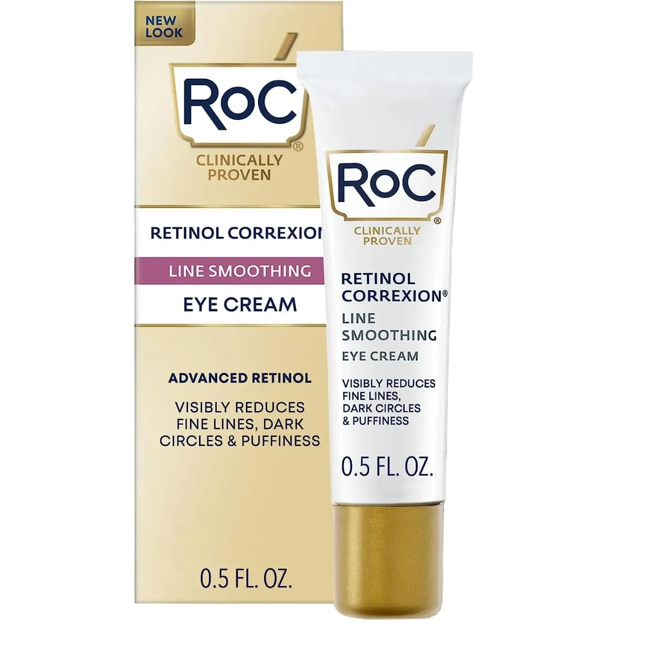 Roc Retinol Correxion Anti-Aging Eye Cream Treatment For Wrinkles,Crows Feet,Dark Circles,And Puffiness.5 Fl. Oz