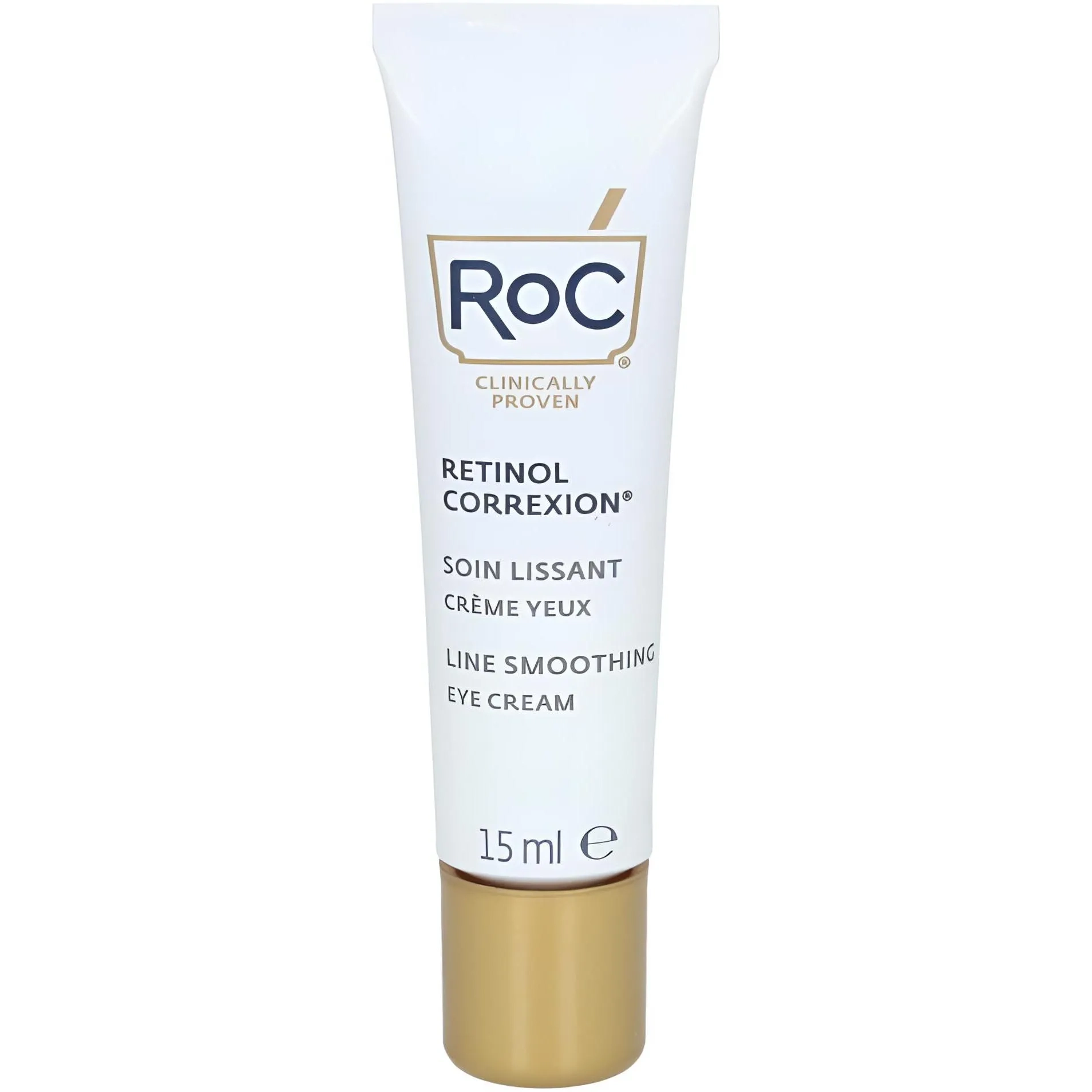 Roc Retinol Correxion Line Smoothing Eye Cream Visibly Reduces Puffiness & Dark Circles Anti Wrinkle 15 Ml
