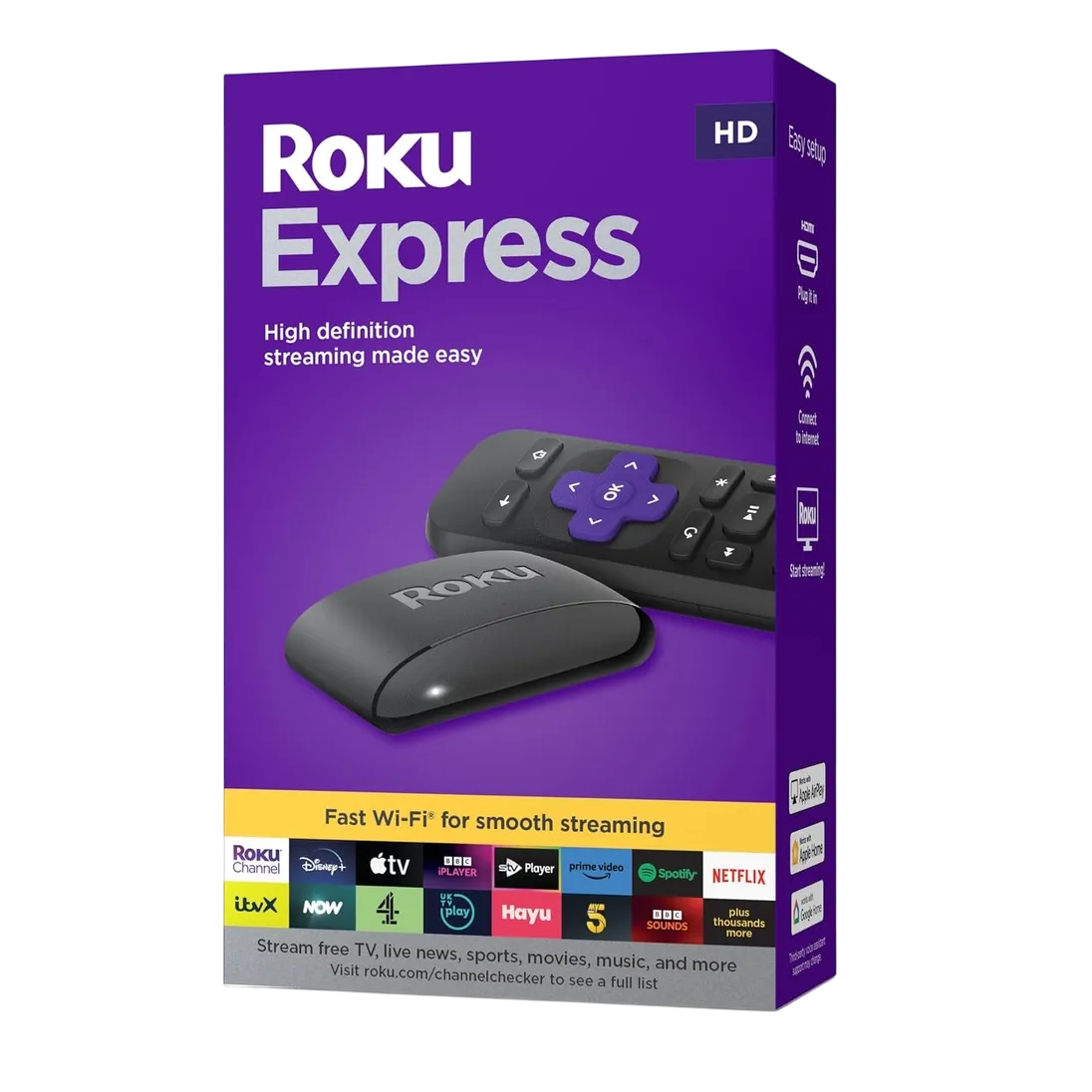 Roku Express Streaming Media Player Black 3960eu