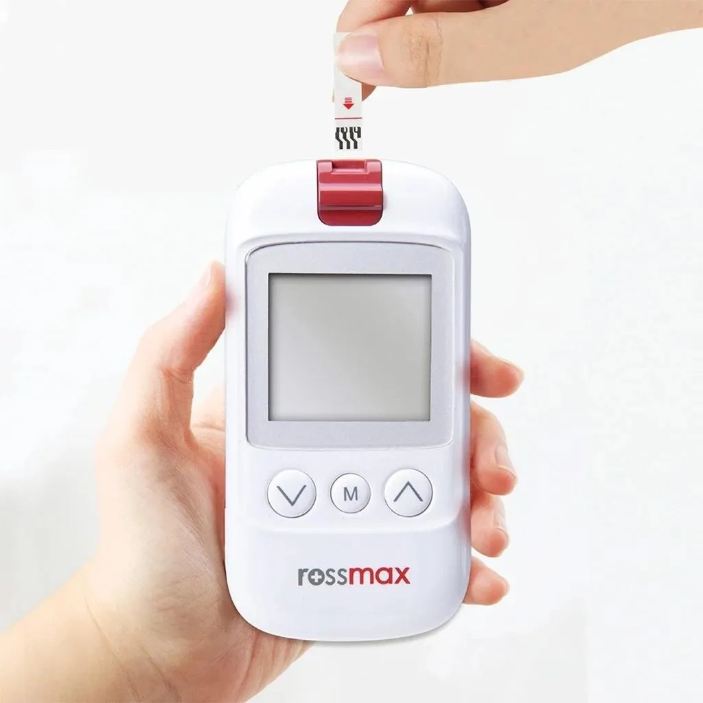 Rossmax Hs200 Blood Sugar Test Strips For Diabetes Management, Pack Of 50's