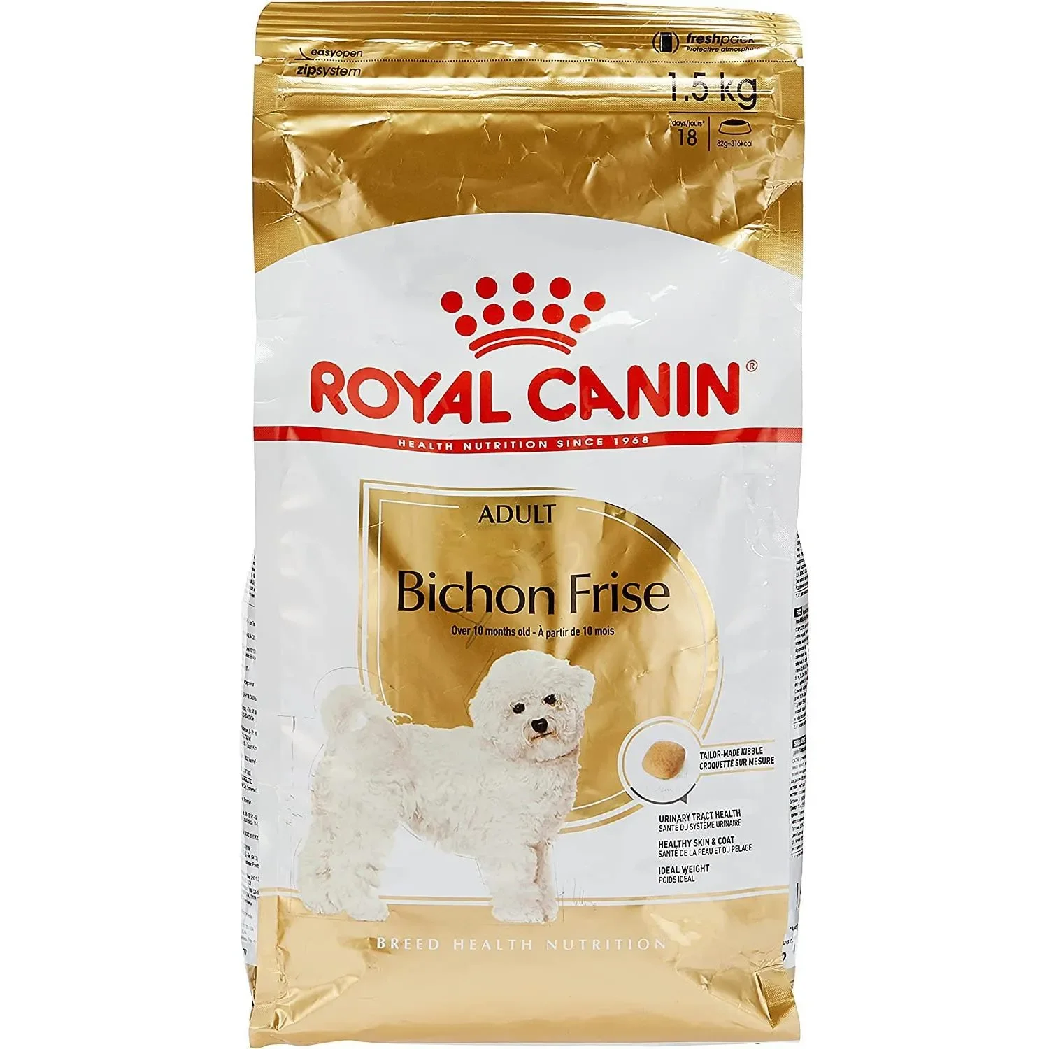 Royal Canin Bhn Bichon Frise Adult 1.5 Kg Breed Health Nutrition Dog Food
