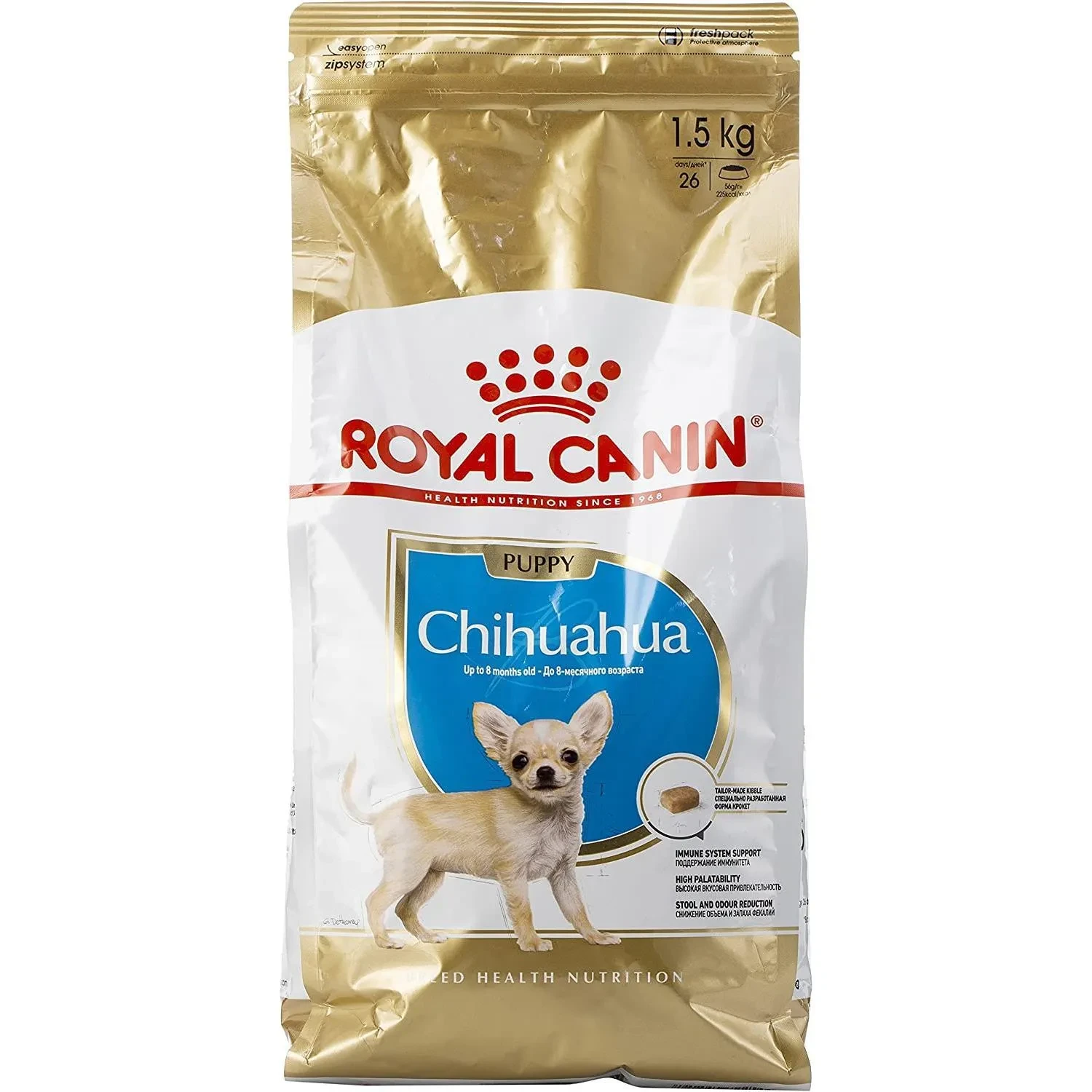 Royal Canin Bhn Chihuahua Puppy 1.5 Kg Breed Health Nutrition Dog Food, Multicolor
