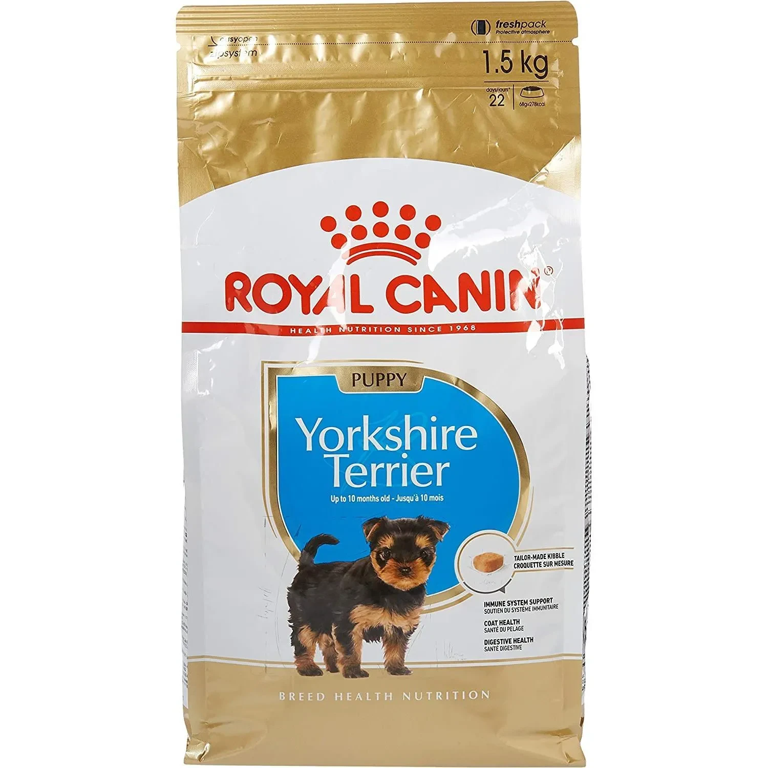 Royal Canin Breed Health Nutrition Yorkshire Terrier Puppy Dog Dry Food 1.5 Kg