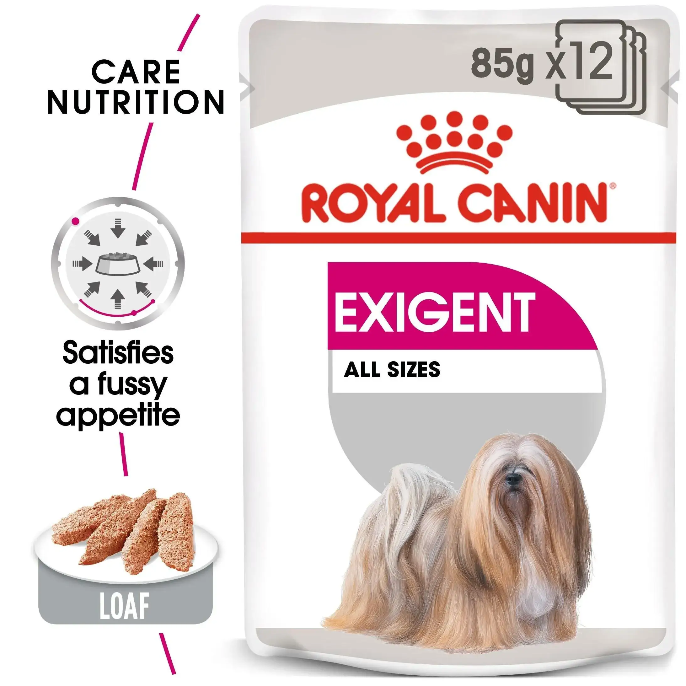 Royal Canin Care Nutrition Exigent Wet Food- Pouches 12's
