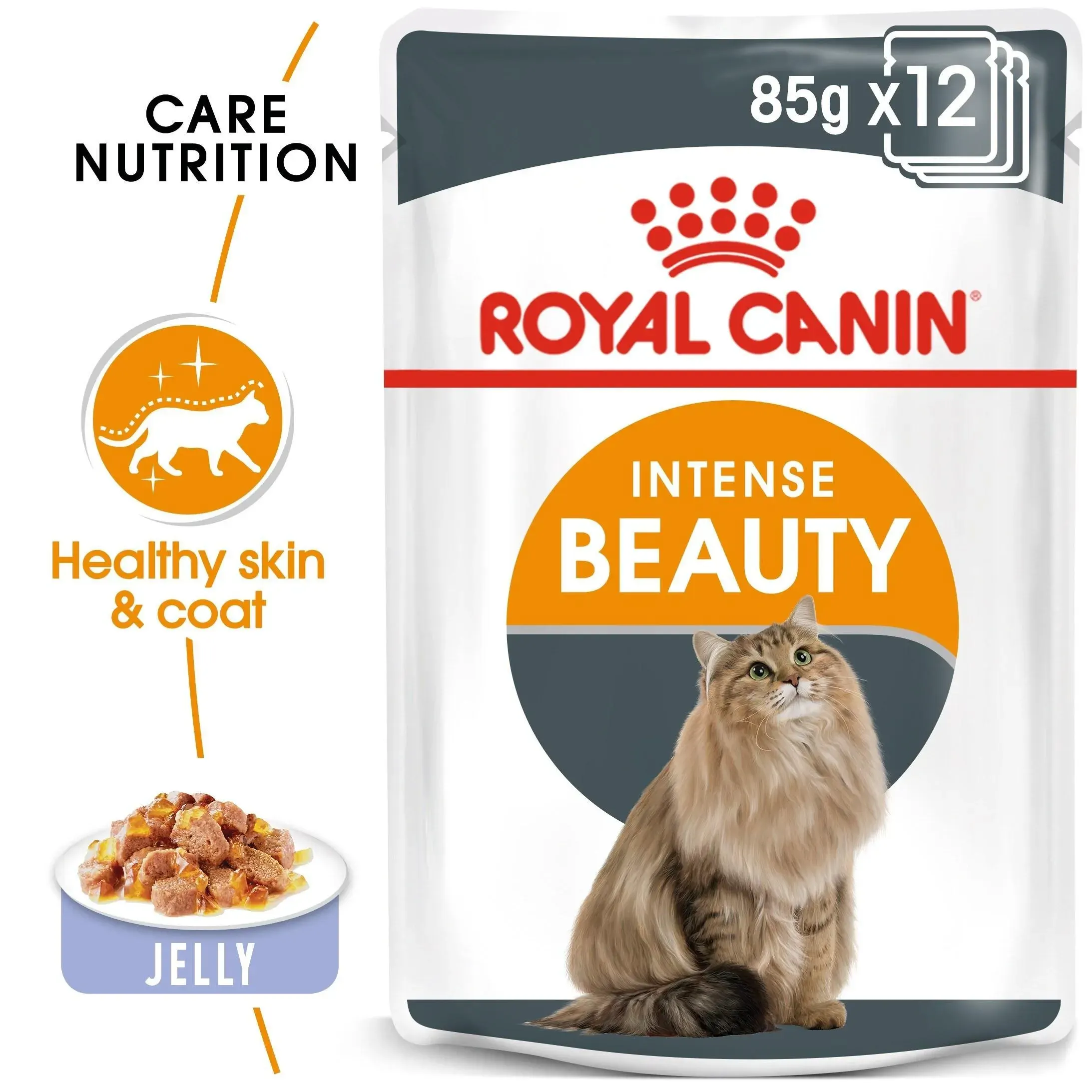 Royal Canin Feline Care Nutrition Intense Beauty Jelly Wet Food 12's
